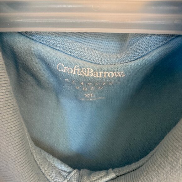 Croft & Barrow Polo Shirt XL Blue - Picture 4 of 8